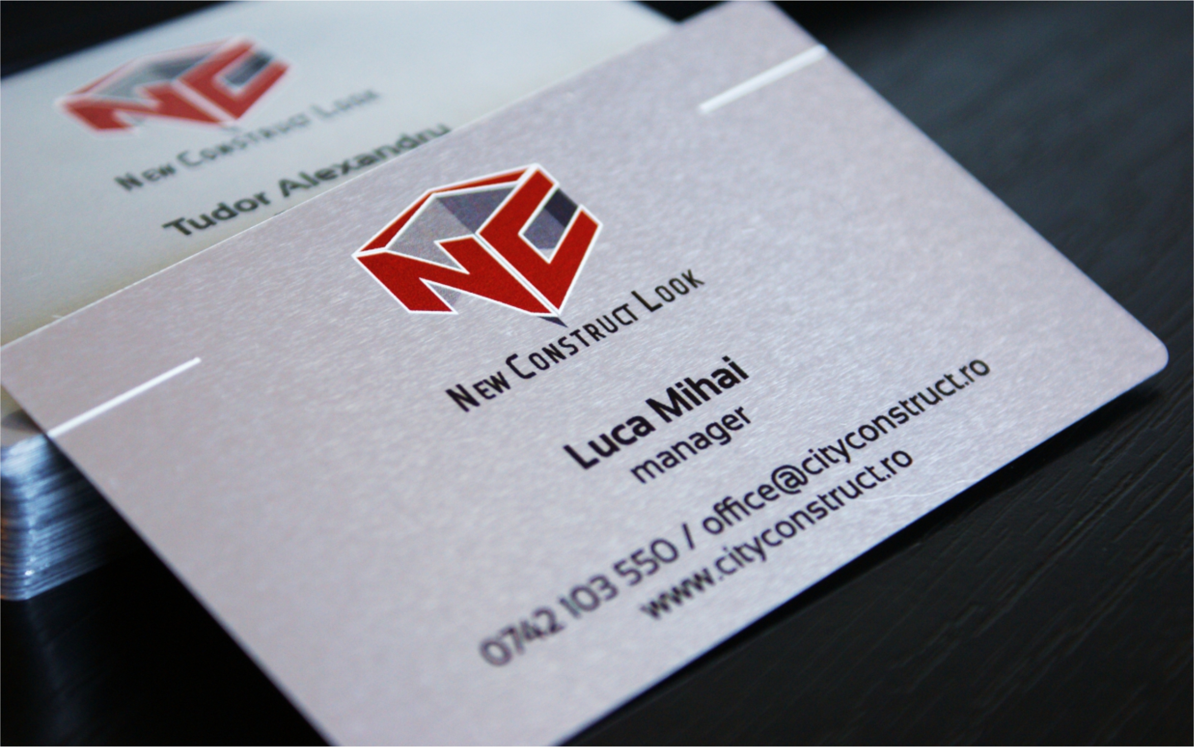 Aluminium luxury business cards London
