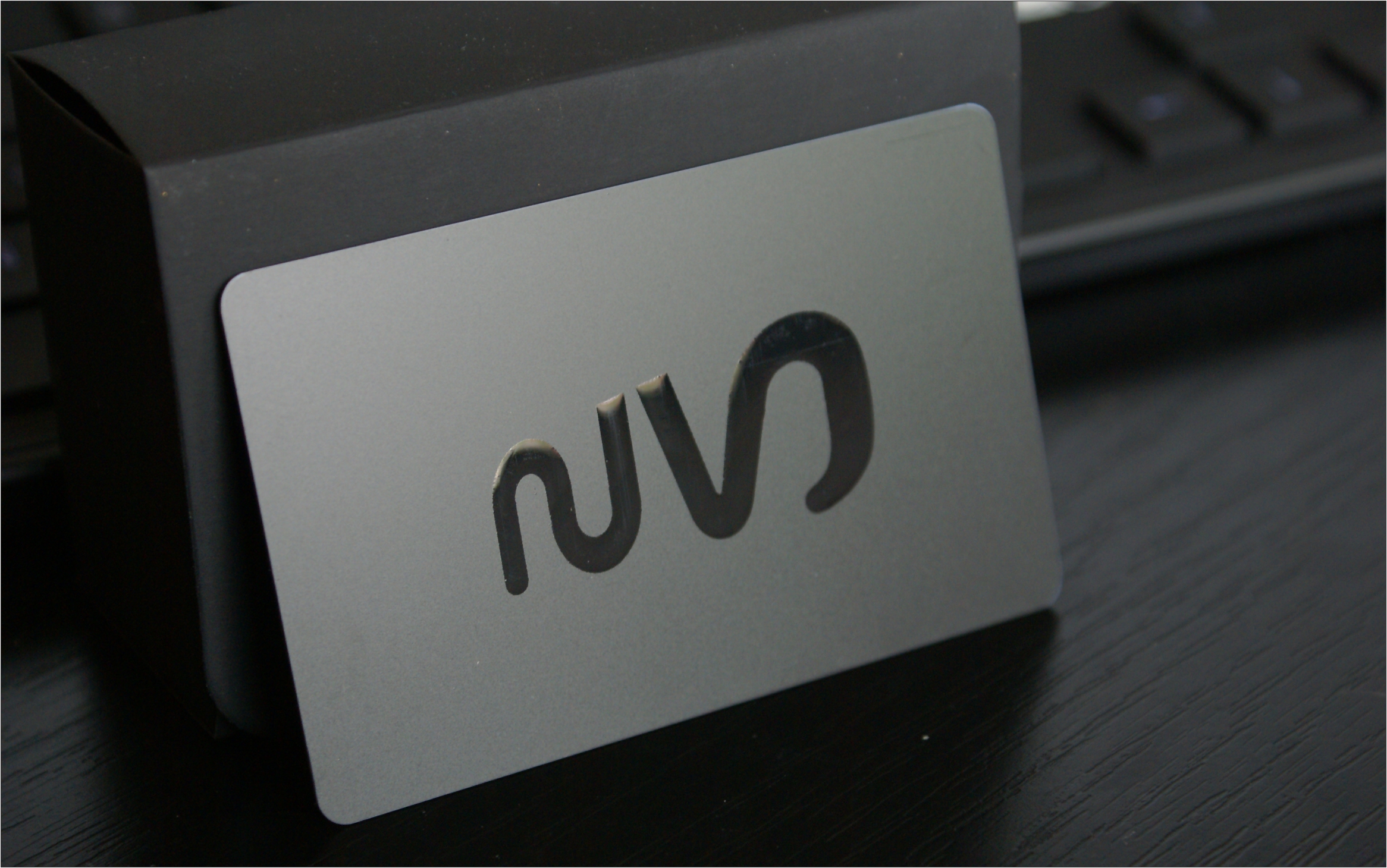 Luxury business cards on PVC card