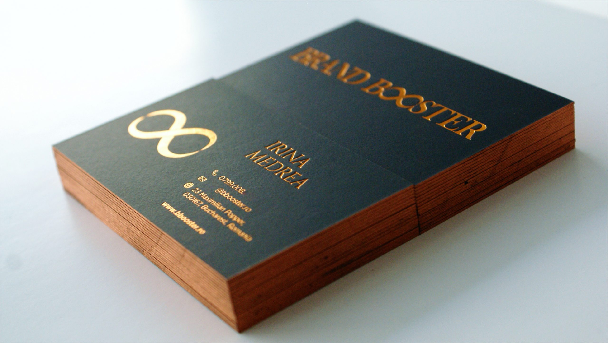 Luxury business cards - foil stamping