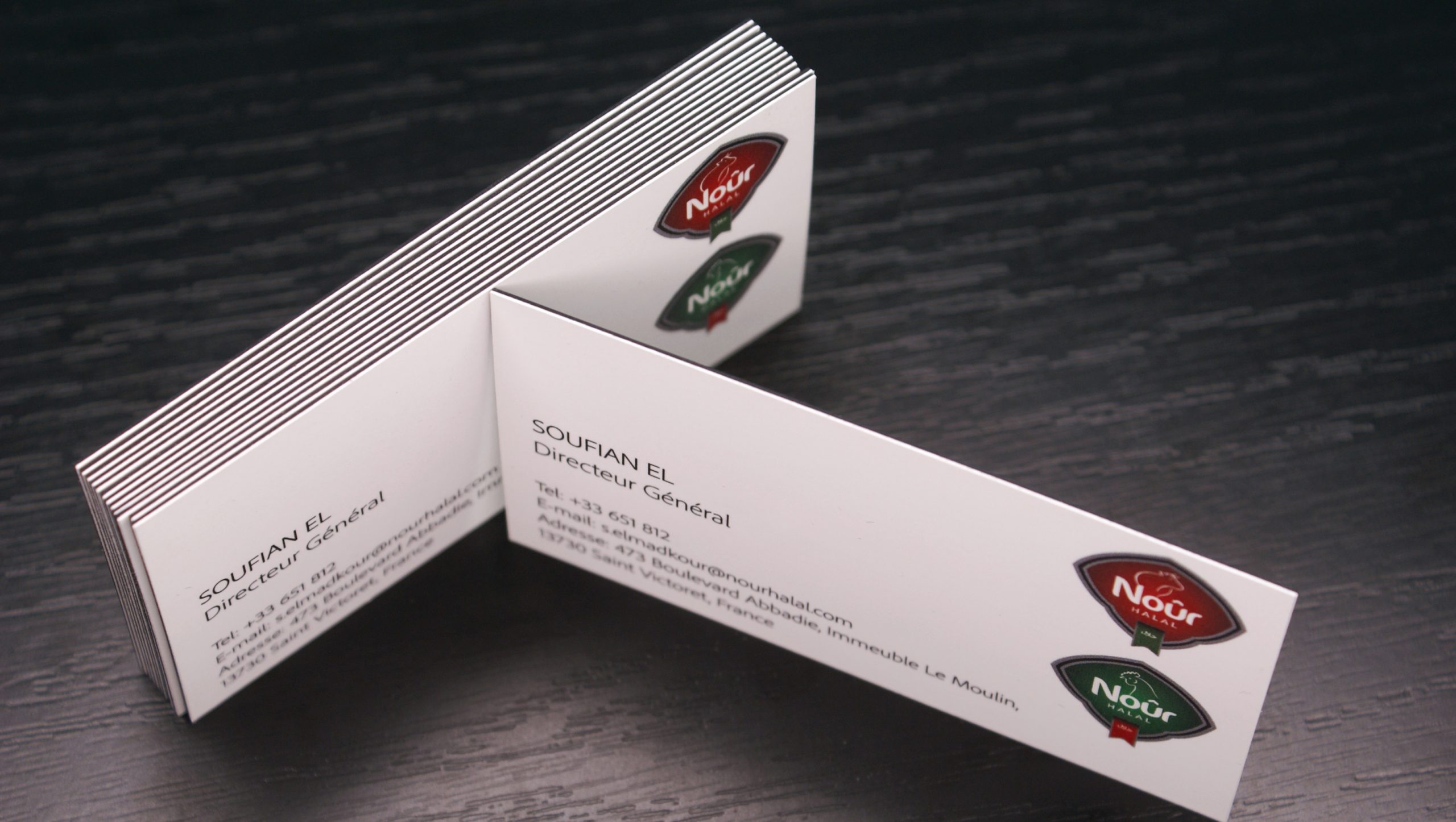 Premium business cards-spot varnish