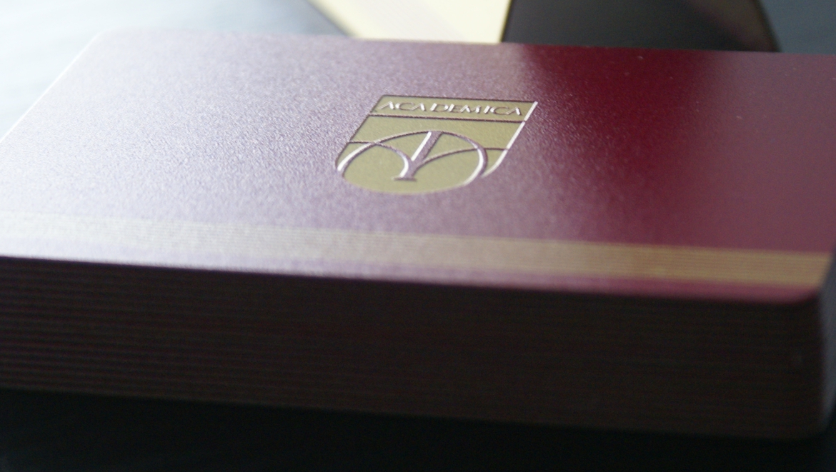 Raised luxury business cards - credit card format