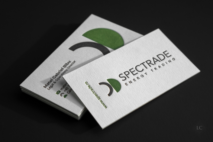 Luxury business cards London – letterpress