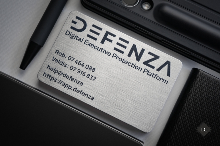 Luxury premium business cards – aluminium