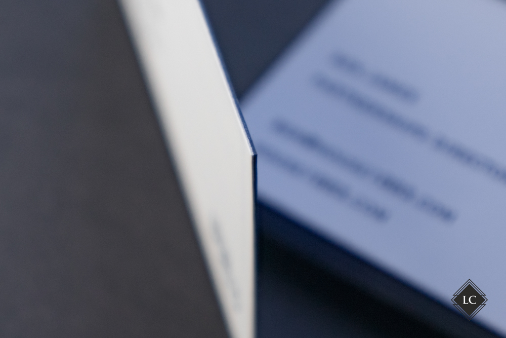 Multilayer luxury business cards UV print