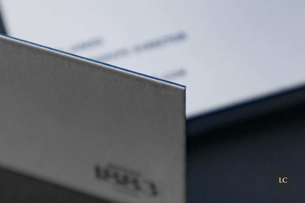 Raised printed luxury business cards London